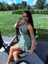 "COSMOPOLITAN" floral dress - green